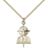 Southern Baptist Medal, Gold Filled - Gold-tone