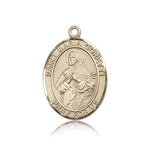 St. Maria Goretti Medal, 14 Karat Gold, Medium - 14 KT Yellow Gold