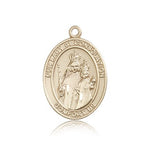 Our Lady of Consolation Medal, 14 Karat Gold, Large - 14 KT Yellow Gold