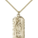 St. Patrick Medal, Gold Filled - Gold-tone