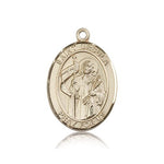 St. Ursula Medal, 14 Karat Gold, Large - 14 KT Yellow Gold