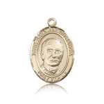 St. Hannibal Medal, 14 Karat Gold, Large - 14 KT Yellow Gold