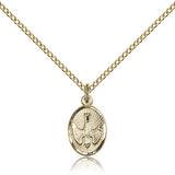Holy Spirit Medal, Gold Filled - Gold-tone