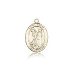 St. Rocco Medal, 14 Karat Gold, Medium - 14 KT Yellow Gold