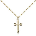 Cross Pendant, Gold Filled - Gold-tone