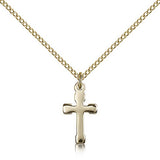 Cross Pendant, Gold Filled - Gold-tone