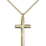 Cross Pendant, Gold Filled - Gold-tone