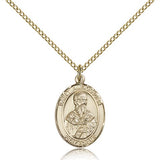 St. Alexander Sauli Medal, Gold Filled, Medium - Gold-tone
