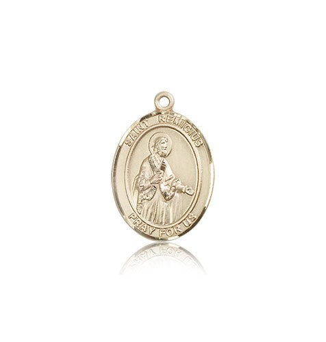 St. Remigius of Reims Medal, 14 Karat Gold, Medium - 14 KT Yellow Gold