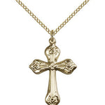 Cross Pendant, Gold Filled - Gold-tone