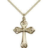 Cross Pendant, Gold Filled - Gold-tone