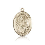 St. Margaret Mary Alacoque Medal, 14 Karat Gold, Large - 14 KT Yellow Gold