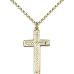 Cross Pendant, Gold Filled - Gold-tone