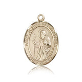 St. Joseph of Arimathea Medal, 14 Karat Gold, Large - 14 KT Yellow Gold