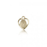 Our Lady of Guadalupe Medal, 14 Karat Gold - 14 KT Yellow Gold