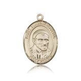 St. Vincent De Paul Medal, 14 Karat Gold, Large - 14 KT Yellow Gold