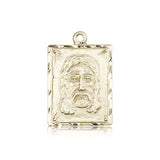 Holy Face Medal, 14 Karat Gold - 14 KT Yellow Gold
