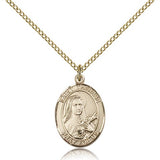 St. Therese of Lisieux Medal, Gold Filled, Medium - Gold-tone