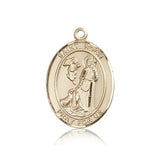 St. Roch Medal, 14 Karat Gold, Large - 14 KT Yellow Gold