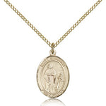St. Susanna Medal, Gold Filled, Medium - Gold-tone
