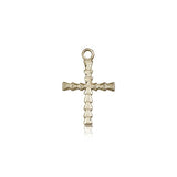 Cross Pendant, 14 Karat Gold - 14 KT Yellow Gold
