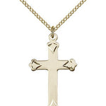 Cross Pendant, Gold Filled - Gold-tone