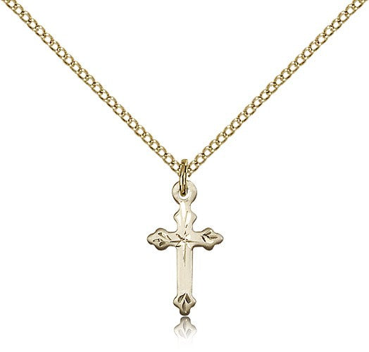 Cross Pendant, Gold Filled - Gold-tone