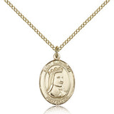 St. Elizabeth of Hungary Medal, Gold Filled, Medium - Gold-tone