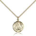 St. Frances Xavier Cabrini Medal, Gold Filled - Gold-tone
