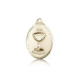 Communion Medal, 14 Karat Gold - 14 KT Yellow Gold