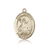 St. Bridget of Sweden Medal, 14 Karat Gold, Large - 14 KT Yellow Gold