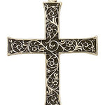 Cross Pendant, 14 Karat Gold - 14 KT Yellow Gold