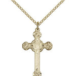 Cross Pendant, Gold Filled - Gold-tone