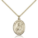 St. Malachy O'more Medal, Gold Filled, Medium - Gold-tone