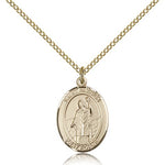 St. Patrick Medal, Gold Filled, Medium - Gold-tone