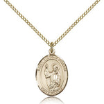 St. Vincent Ferrer Medal, Gold Filled, Medium - Gold-tone