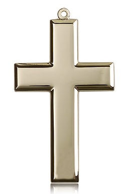 Cross Pendant, 14 Karat Gold - 14 KT Yellow Gold