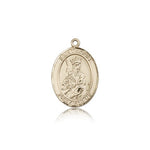 St. Louis Medal, 14 Karat Gold, Medium - 14 KT Yellow Gold
