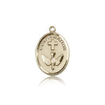 Confirmation Medal, 14 Karat Gold - 14 KT Yellow Gold