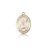 St. Frances of Rome Medal, 14 Karat Gold, Medium - 14 KT Yellow Gold