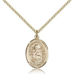 St. Christina the Astonishing Medal, Gold Filled, Medium - Gold-tone