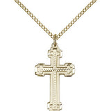 Cross Pendant, Gold Filled - Gold-tone