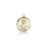 St. Christopher Medal, 14 Karat Gold - 14 KT Yellow Gold