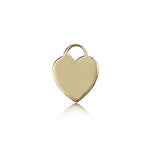 Heart Medal, 14 Karat Gold - 14 KT Yellow Gold