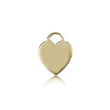 Heart Medal, 14 Karat Gold - 14 KT Yellow Gold