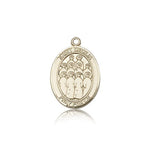 St. Cecilia Choir Medal, 14 Karat Gold, Medium - 14 KT Yellow Gold