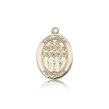 St. Cecilia Choir Medal, 14 Karat Gold, Medium - 14 KT Yellow Gold