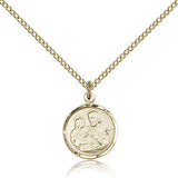 St. Joseph Medal, Gold Filled - Gold-tone