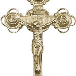 Crucifix Pendant, 14 Karat Gold - 14 KT Yellow Gold