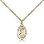 St. Christopher Medal, Gold Filled - Gold-tone